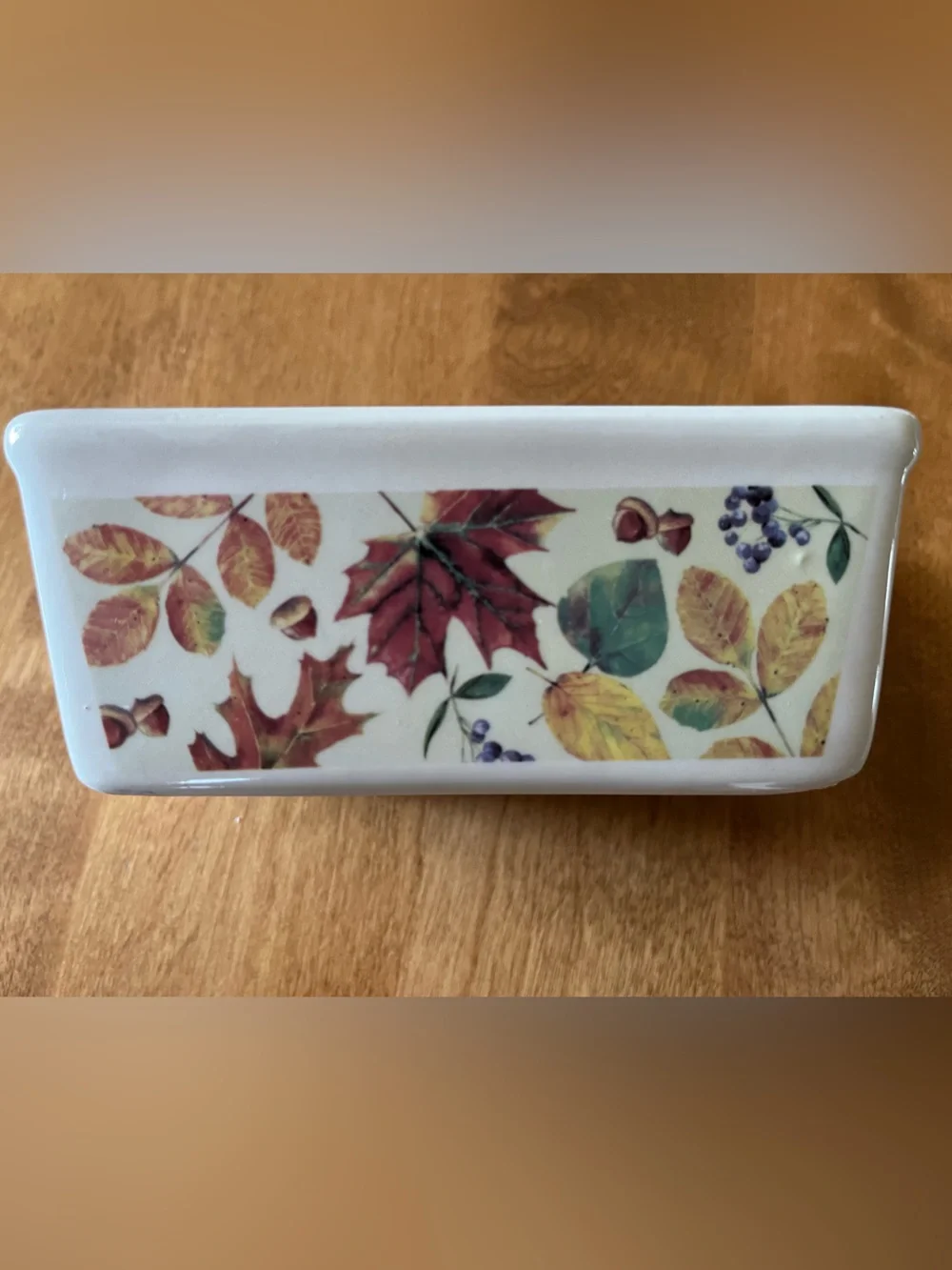 Autumn Harvest Stoneware Mini Loaf Pans By Nantucket, Set Of 3.